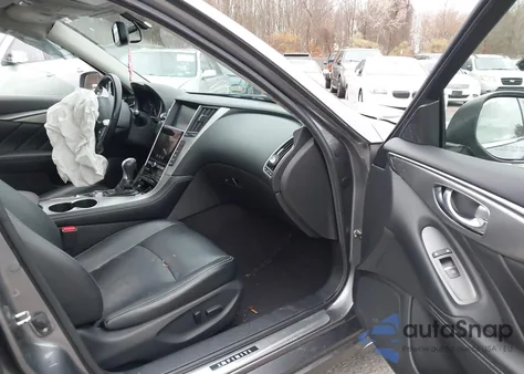 2015 Infiniti Q50 Premium из США, поврежденный, VIN JN1BV7AR2FM411033